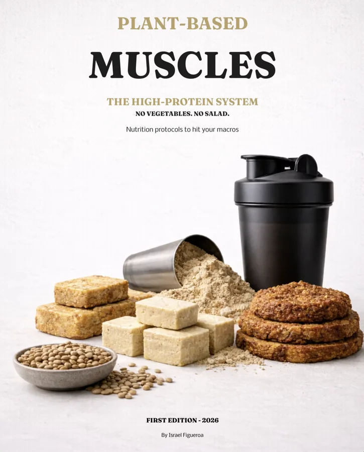 Portada de Músculos Plant-Based, el sistema high-protein de PB Protocol